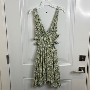 Green sun dress